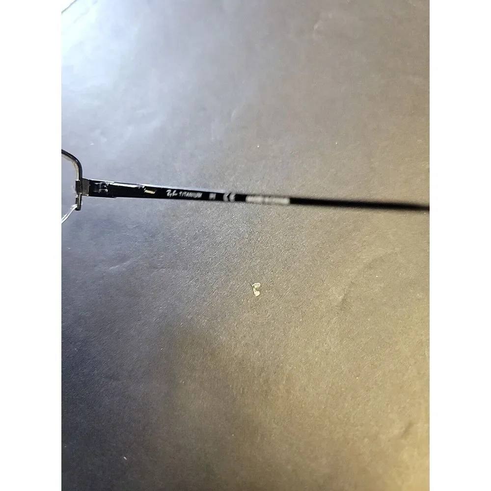 RAY-BAN TITANIUM‎ Eyeglasses Frames Only RB8603 1017 52-18-135 Black